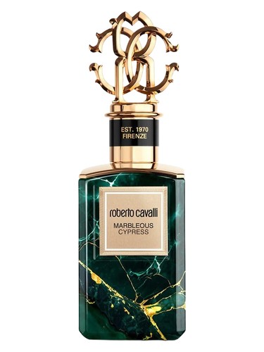 Frasco de Marbleous Cypress, de Roberto Cavalli