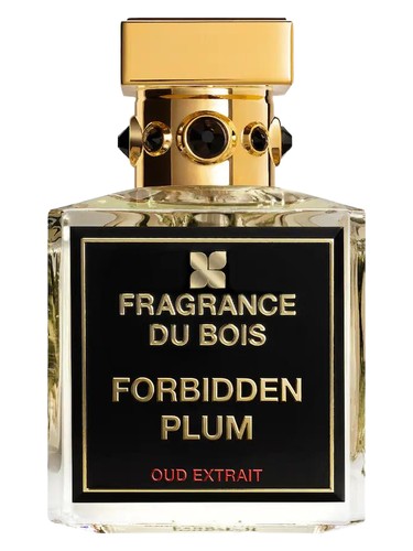 Frasco de Forbidden Plum Oud Extrait, de Fragrance Du Bois