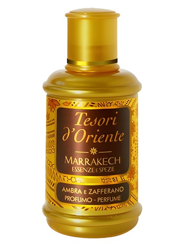 Frasco de Marrakech Ambra e Zafferano, de Tesori d'Oriente