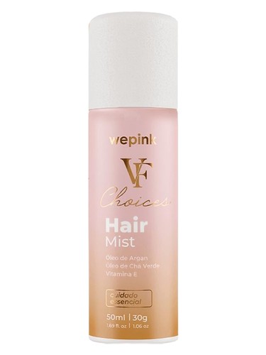 Frasco de Hair Mist VF Choices, de We Pink