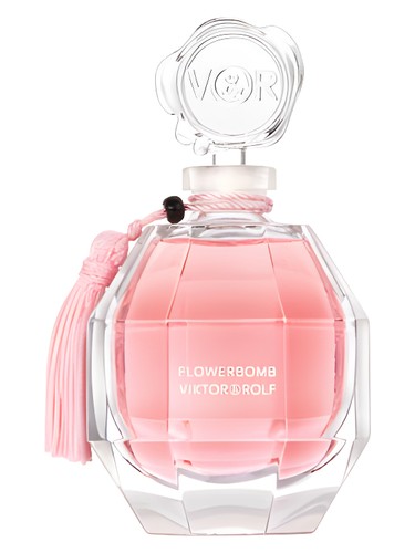 Frasco de Flowerbomb Extrait de Parfum, de Viktor&Rolf