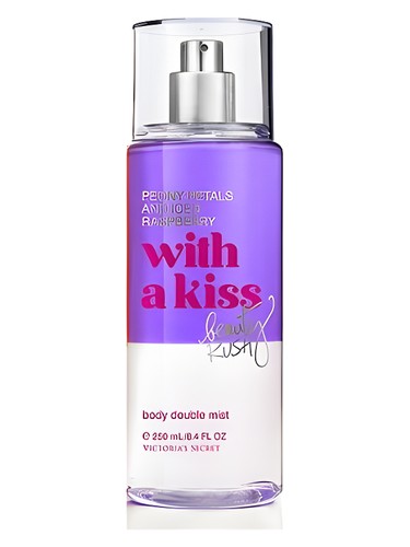 Frasco de With a Kiss Fragrance Mist, de Victoria's Secret