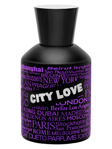 Frasco de City Love, de Dueto Parfums