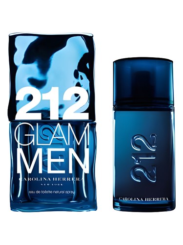 Frasco de 212 Glam Men, de Carolina Herrera