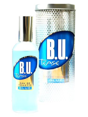 Frasco de B.U. Tease Blue, de Sarantis