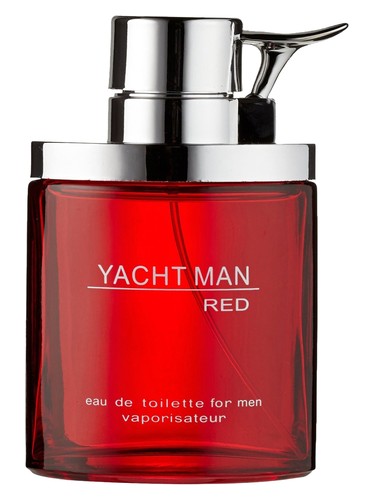 Frasco de Yacht Man Red, de Myrurgia