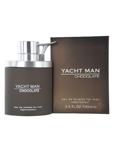 Frasco de Yacht Man Chocolate, de Myrurgia