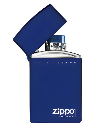 Frasco de Zippo Into The Blue, de Zippo Fragrances