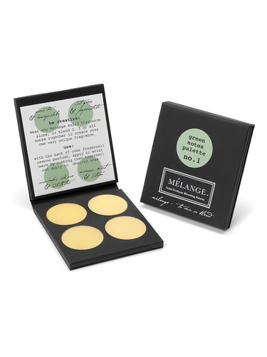 Frasco de Green Notes Palette No. 1, de Melange Perfume