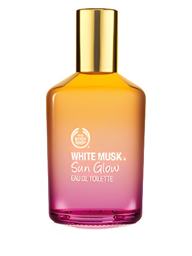Frasco de White Musk® Sun Glow, de The Body Shop