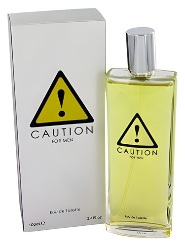 Frasco de Caution for Men, de Kraft