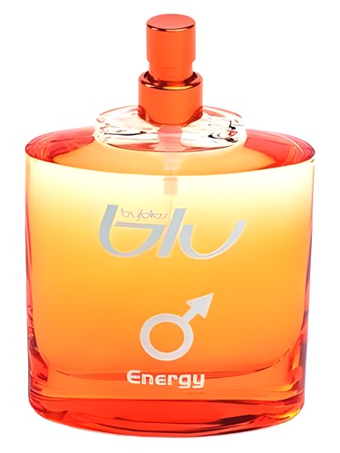 Frasco de Blu Man Energy, de Byblos