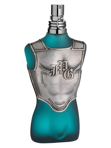Frasco de Le Male Gladiator, de Jean Paul Gaultier