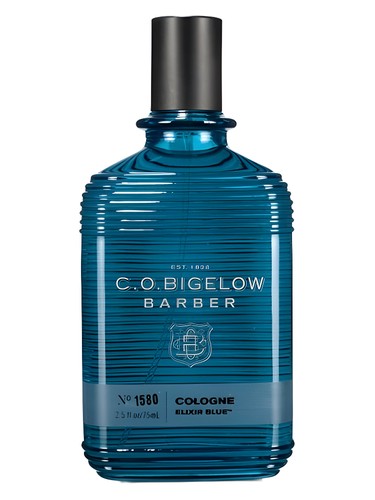 Frasco de Barber Cologne Elixir Blue, de C.O.Bigelow