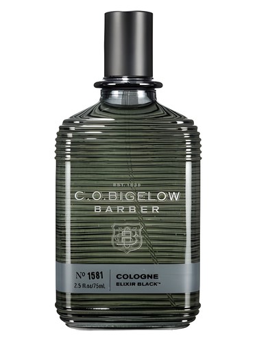 Frasco de Barber Cologne Elixir Black, de C.O.Bigelow