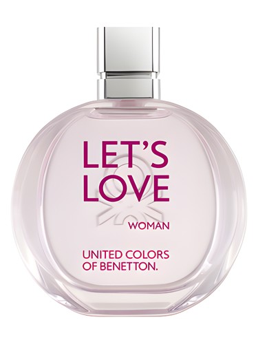 Frasco de Let's Love, de Benetton