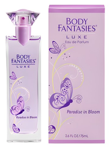 Frasco de Body Fantasies Luxe Paradise in Bloom, de Parfums de Coeur