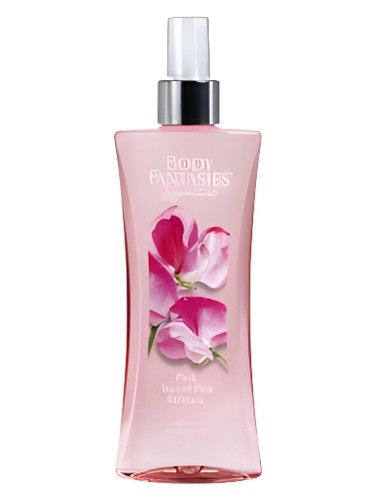 Frasco de Body Fantasies Pink Sweet Pea — Parfums de Coeur