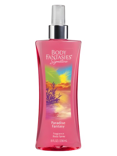 Frasco de Body Fantasies Signature Paradise Fantasy — Parfums de Coeur