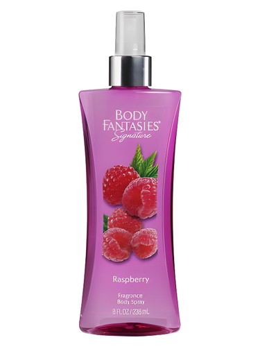 Frasco de Body Fantasies Signature Raspberry, de Parfums de Coeur