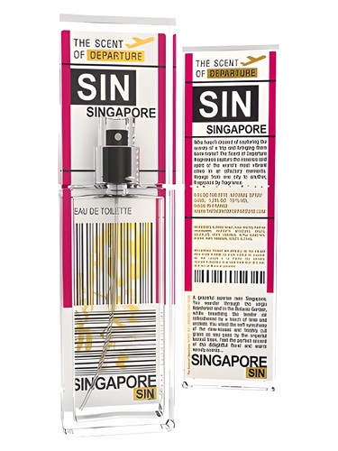 Frasco de Singapore SIN, de The Scent of Departure
