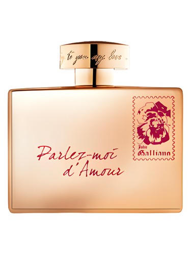 Frasco de Parlez-Moi d'Amour Gold Edition, de John Galliano