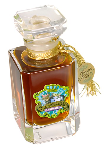 Frasco de Jasmine Dawn & Dusk, de Velvet & Sweet Pea’s Purrfumery
