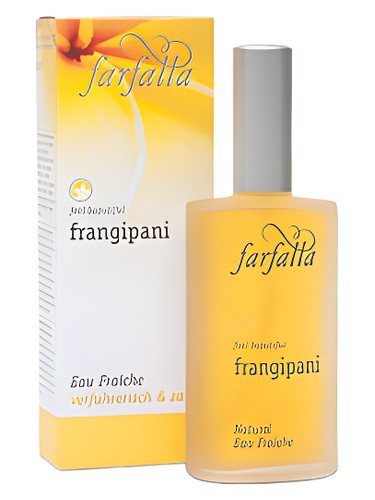 Frasco de Frangipani Eau Fraiche, de Farfalla