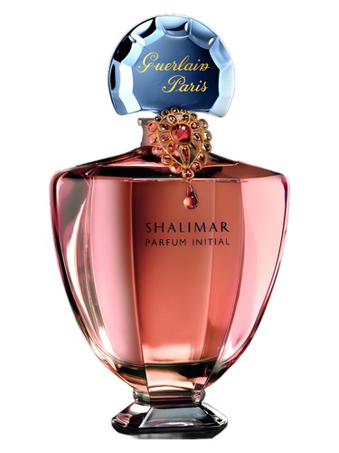 Frasco de Shalimar Parfum Initial A Fleur de Peau, de Guerlain