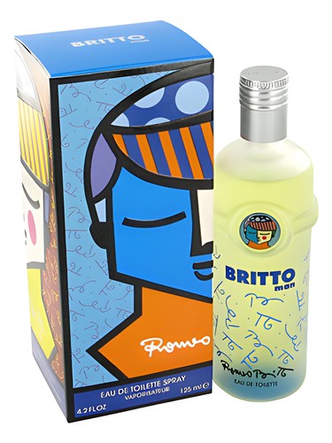 Frasco de Britto Man, de Romero Britto