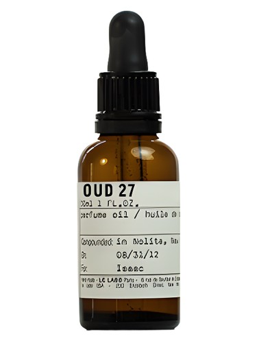 Frasco de Oud 27 Perfume Oil, de Le Labo