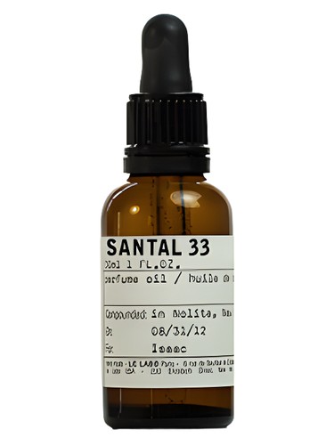 Frasco de Santal 33 Perfume Oil, de Le Labo