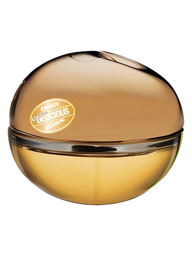 Frasco de DKNY Golden Delicious Eau So Intense, de Donna Karan