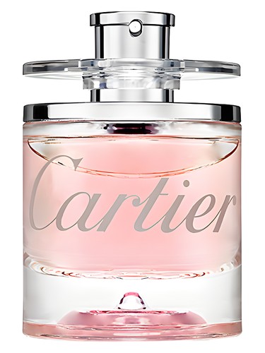 Frasco de Eau de Cartier Goutte de Rose, de Cartier