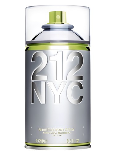 Frasco de 212 NYC Body Spray, de Carolina Herrera