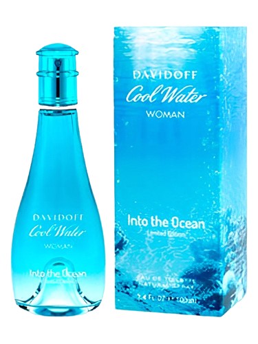 Frasco de Cool Water Into The Ocean for Women, de Davidoff