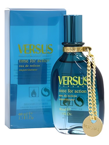 Frasco de Versus Time for Action, de Versace