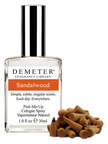 Frasco de Sandalwood, de Demeter Fragrance
