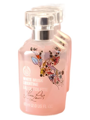 Frasco de White Musk Libertine by Leona Lewis, de The Body Shop
