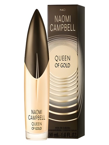 Frasco de Queen of Gold, de Naomi Campbell