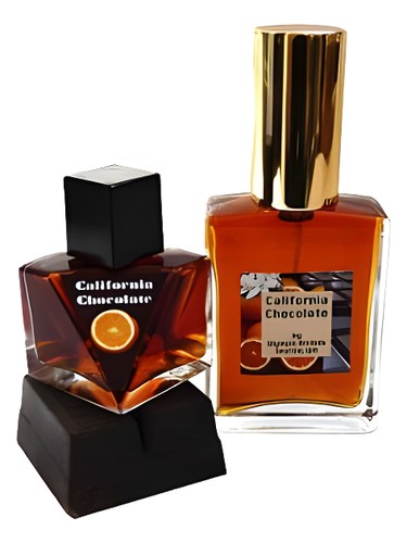 Frasco de California Chocolate, de Olympic Orchids Artisan Perfumes