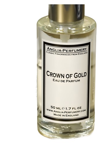 Frasco de Crown of Gold, de Anglia Perfumery