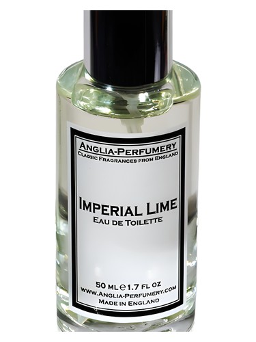 Frasco de Imperial Lime, de Anglia Perfumery