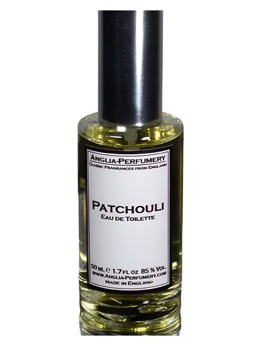 Frasco de Patchouli, de Anglia Perfumery