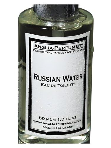 Frasco de Russian Water, de Anglia Perfumery