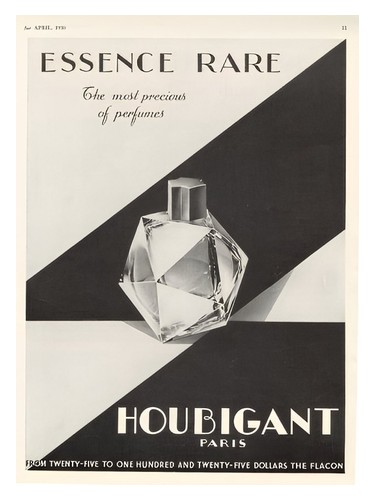 Frasco de Essence Rare, de Houbigant