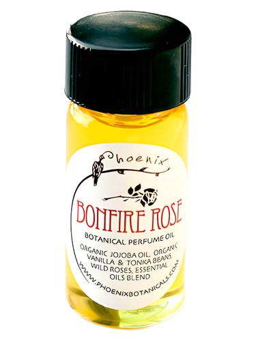 Frasco de Bonfire Rose, de Phoenix Botanicals
