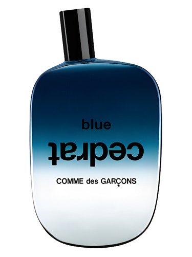 Frasco de Blue Cedrat, de Comme des Garcons