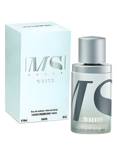 Frasco de MS White, de Parfums Marco Serussi