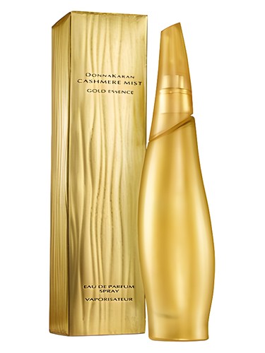 Frasco de Cashmere Mist Gold Essence, de Donna Karan